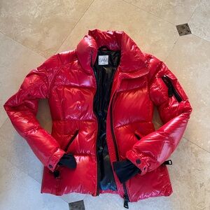 Authentic SAM jacket red size small excellent condition